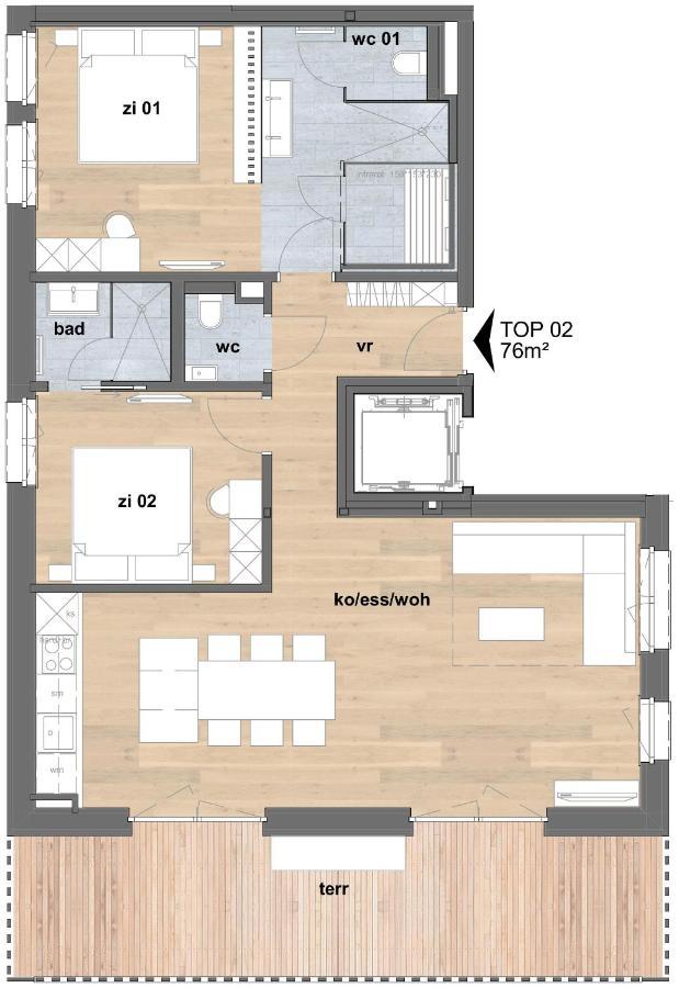 Apartmenthaus A24 Schruns Bagian luar foto